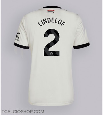 Manchester United Victor Lindelof #2 Terza Maglia 2024-25 Manica Corta